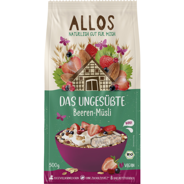 Allos Das Ungesüßte Beeren-Müsli