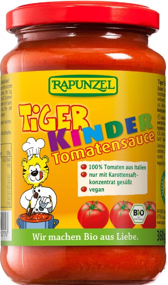 Rapunzel Tiger Tomatensauce 345ml Glas