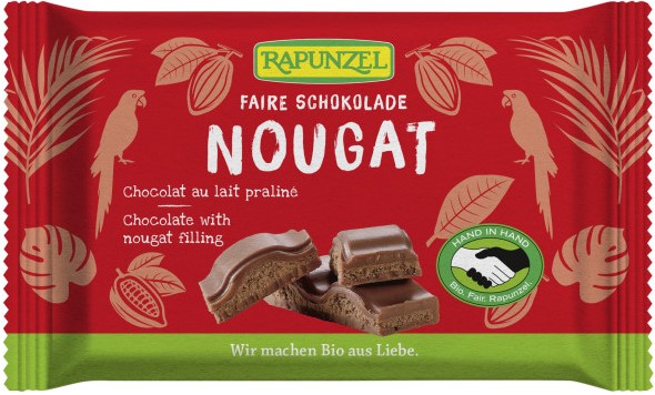 Rapunzel Nougat Schokolade