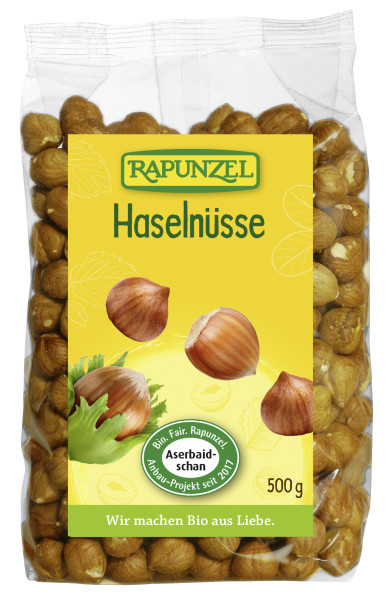 Rapunzel Haselnüsse 500g Packung