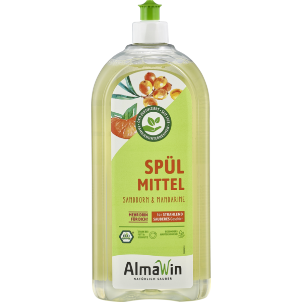 Alma Win Spülmittel Sanddorn-Mandarine