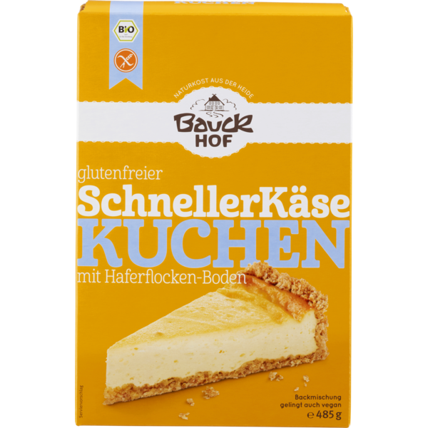 Bauckhof Käsekuchen glutenfrei