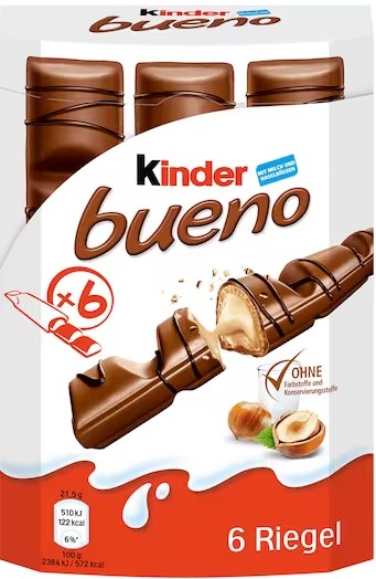 Ferrero Kinder bueno 6er Pack