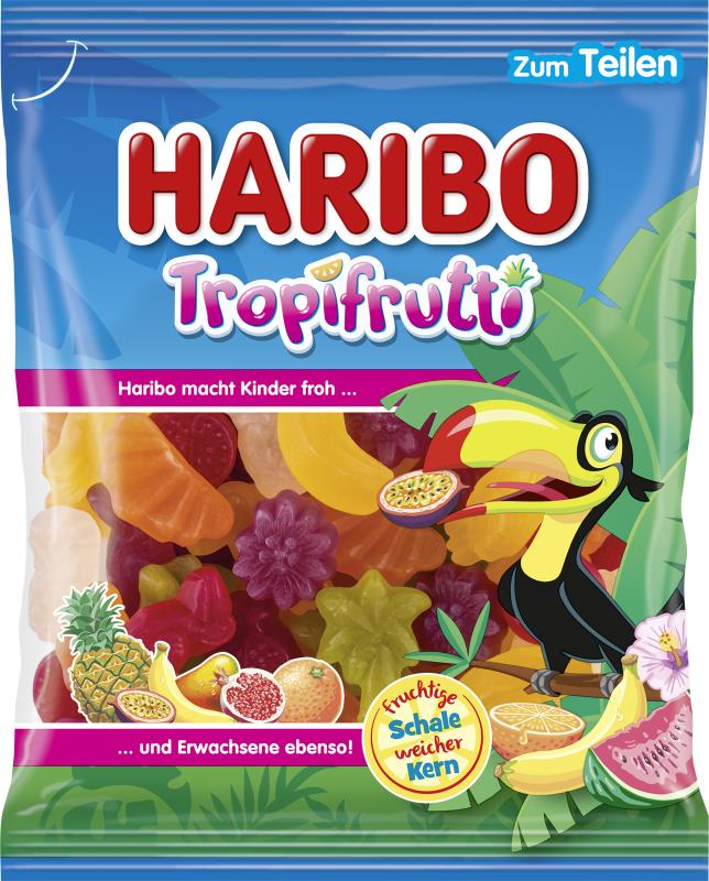 Haribo Tropi Frutti 100g Packung