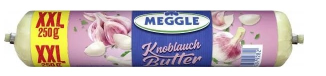 Meggle XXL Knoblauchbutter 250g Rolle