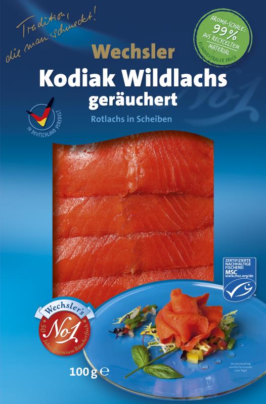 Wechsler Kodiak Wildlachs in Scheiben