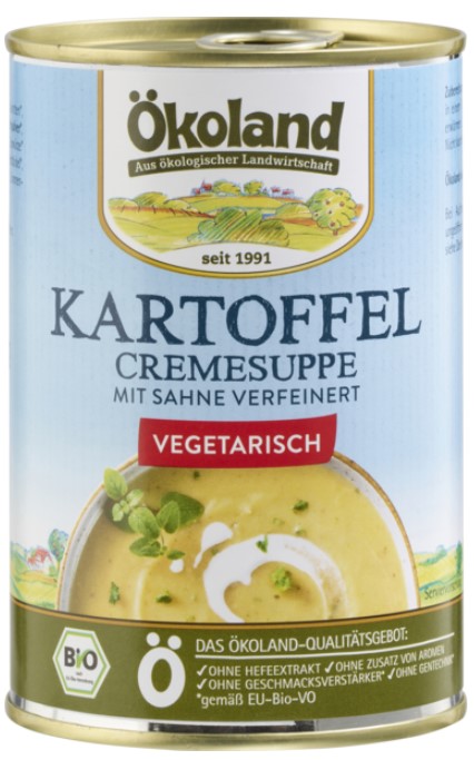 Ökoland Kartoffel-Creme Suppe vegetarisch