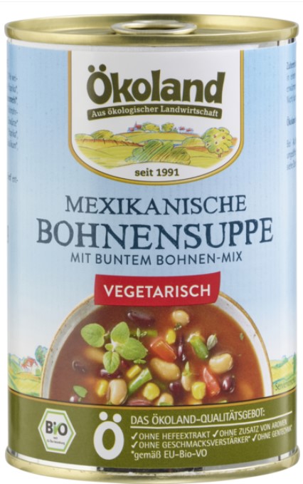 Ökoland Mexikanische Bohnensuppe