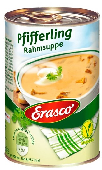 Erasco Pfifferling-Rahmsuppe 390ml