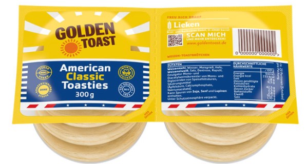 Golden Toast American Classic Toasties