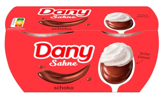 Danone Dany Sahne Pudding Schoko 4x115g