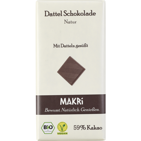 Makri Dattelschokolade Natur