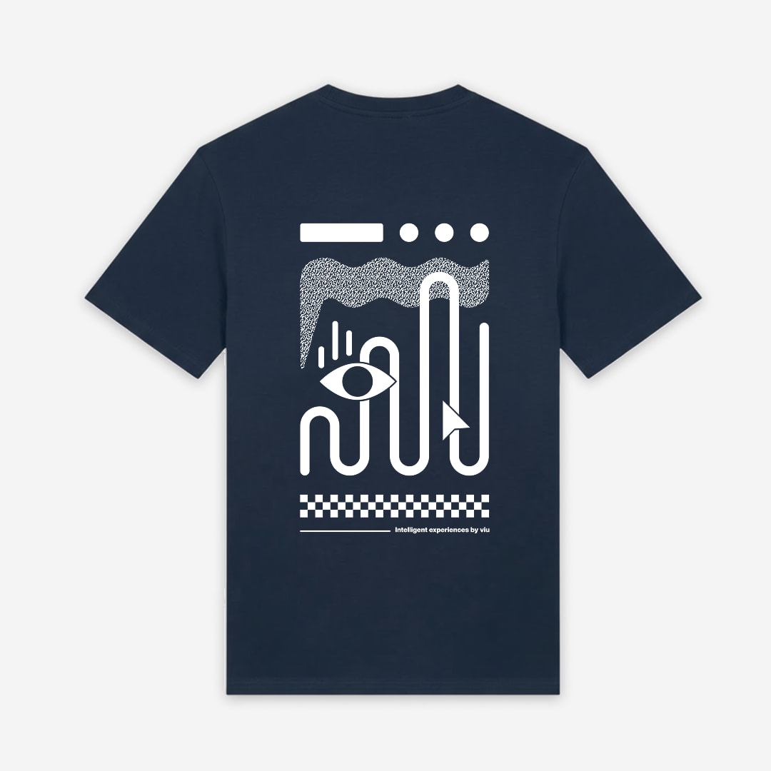 viu T-Shirt Intelligent Experiences – Navy Blau