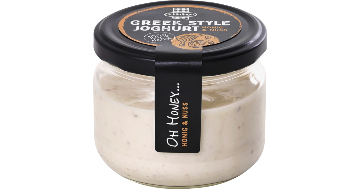 Schärdinger Greek Style Joghurt Honig &amp; Nuss Glas online kaufen ...