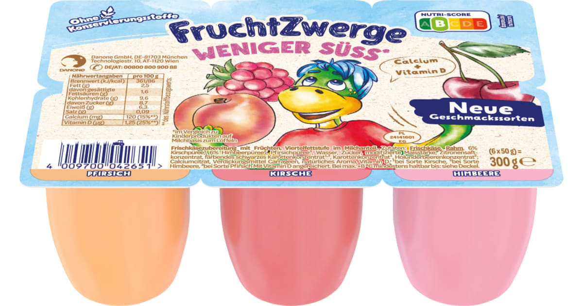 Danone Fruchtzwerge weniger süß rote Früchte online kaufen | MPREIS  Onlineshop