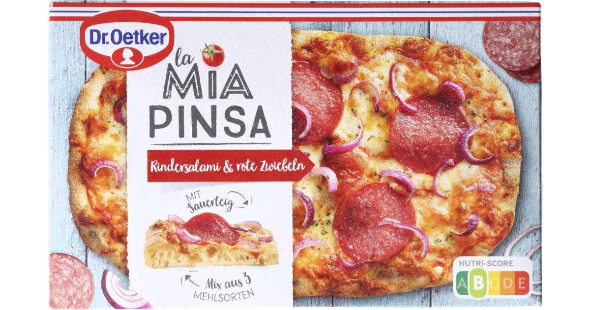 Dr. Oetker La Mia online kaufen MPREIS Onlineshop Pinsa Salami 