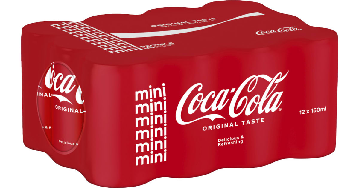 Coca-Cola Original Minicans Tray 12x 0,15 Liter online kaufen