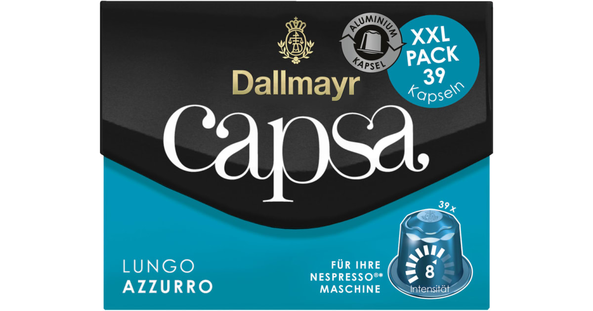 Dallmayr | kaufen 39 Kapseln online Azzurro Lungo Capsa Onlineshop MPREIS