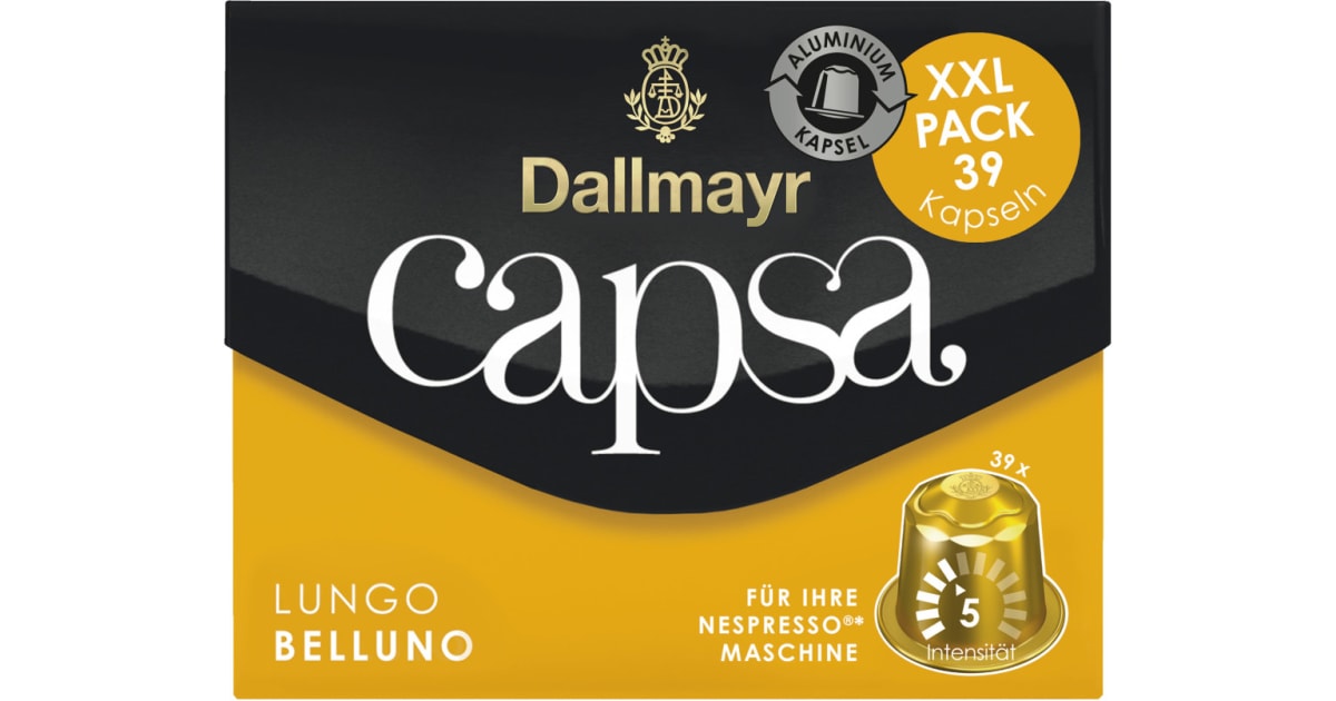 Belluno Lungo Dallmayr Kapseln | online kaufen 39 Capsa Onlineshop MPREIS