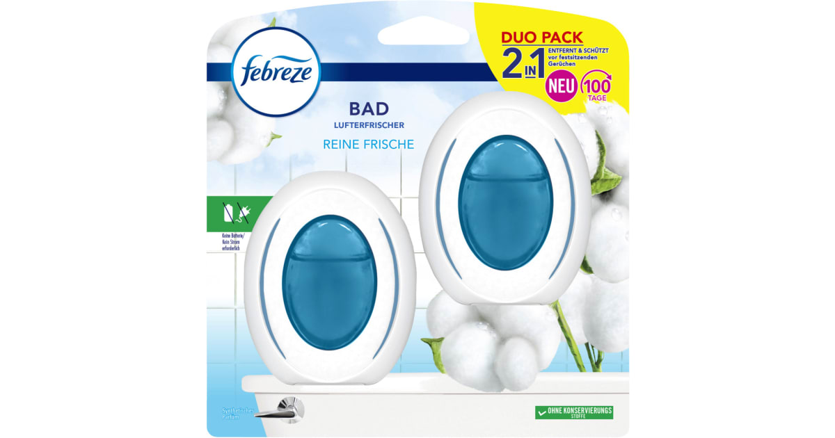 Febreze Bad Lufterfrischer Reine Frische Duo