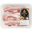 Schweine Bauch geschnitten
