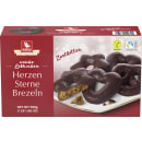 Herzen Sterne Brezeln Zartbitter