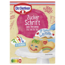 Zuckerschrift 4 Farben