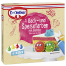 Back- und Speisefarben 4er-Packung