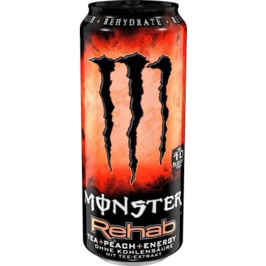 Monster Energy Drink Tea Peach 0,5 Liter Dose