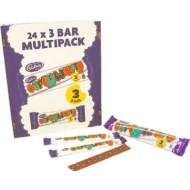 CADBURY Curly Wurly Karamellzopf 3er-Packung