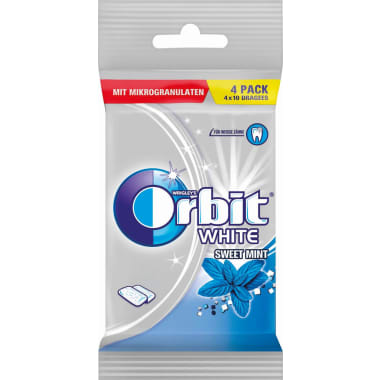 Wrigley Orbit White Sweet Mint 4er-Packung