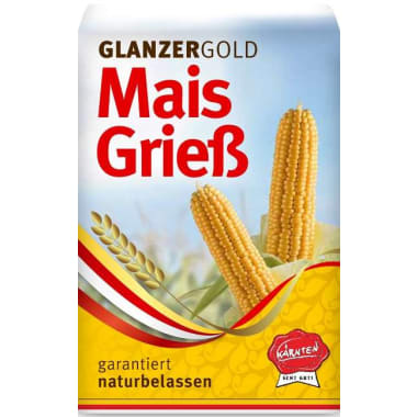 Glanzer Gold Maisgriess garantiert naturbelassen