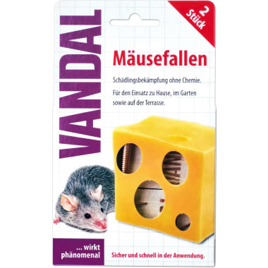 VANDAL Mäusefalle 2er-Packung