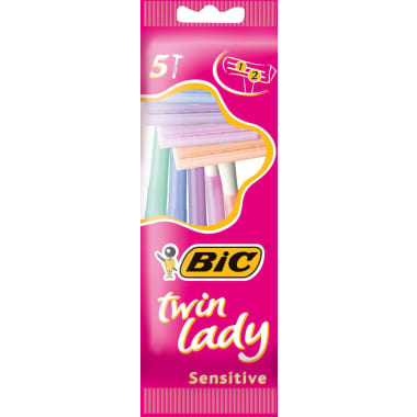 BIC Twinlady Sensitive Rasierer 5er-Packung