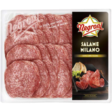 Negroni Salame Milano geschnitten