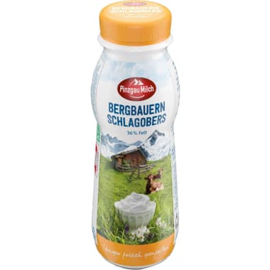 Pinzgau Milch Bergbauern Schlagrahm länger frisch 36%