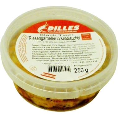 Dilles die Feinkostmanufaktur Riesengarnelen in Knoblauchöl