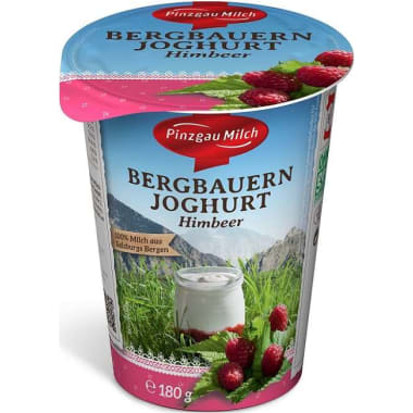 Pinzgau Milch Bergbauern Joghurt Himbeere