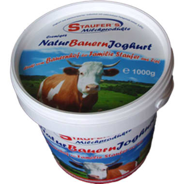 Staufer's Milchprodukte Bauern Joghurt Natur