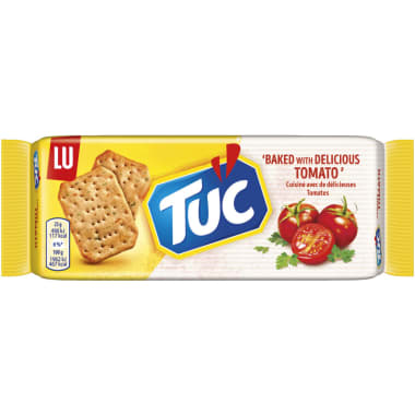 LU Tuc Cracker Baked with Delicous Tomato