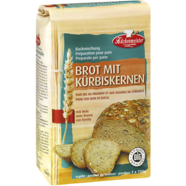 Küchenmeister Kürbiskern-Brotbackmischung