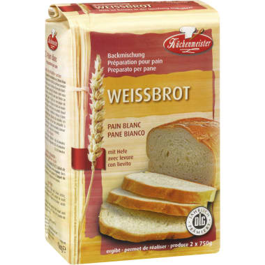 Küchenmeister Weißbrot-Brotbackmischung