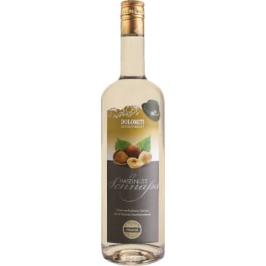 Dolomiti Haselnussschnaps 35% 1,0 Liter