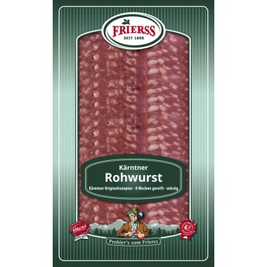 Frierss Kärntner Rohwurst geschnitten