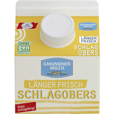 Gmundner Milch Schlagobers länger frisch 36%