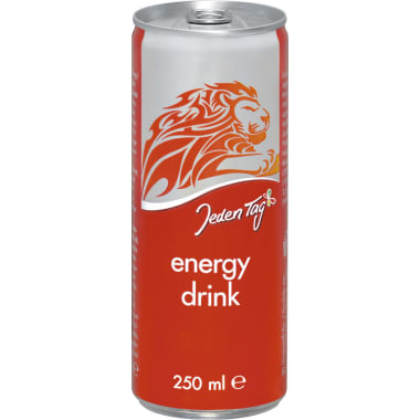 Jeden Tag Energy Drink Tray 24x 0,25 Liter Dose