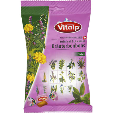 Vitalp Schweizer Kräuterbonbons Salbei