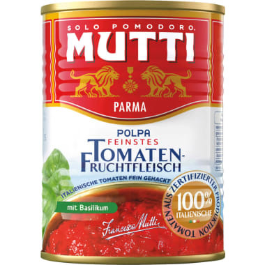 MUTTI Feinstes Tomatenfruchtfleisch mit Basilikum