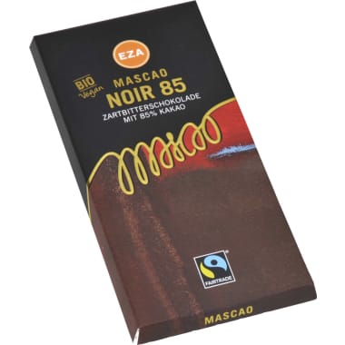 EZA Bio Schokolade Mascao Noir 85%