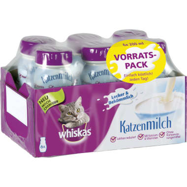 WHISKAS Katzenmilch 6er-Packung